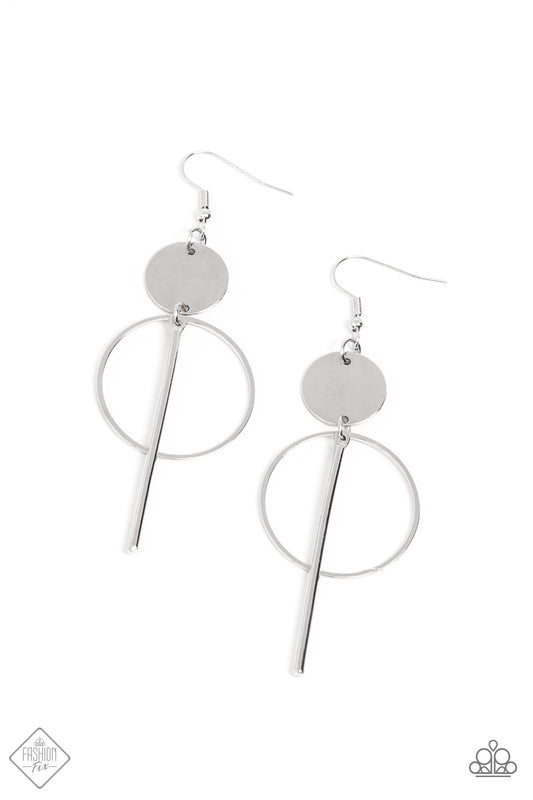 Harmoniously Balanced Silver Earrings Paparazzi