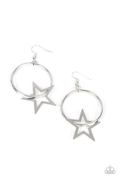 Superstar Showcase White Earrings