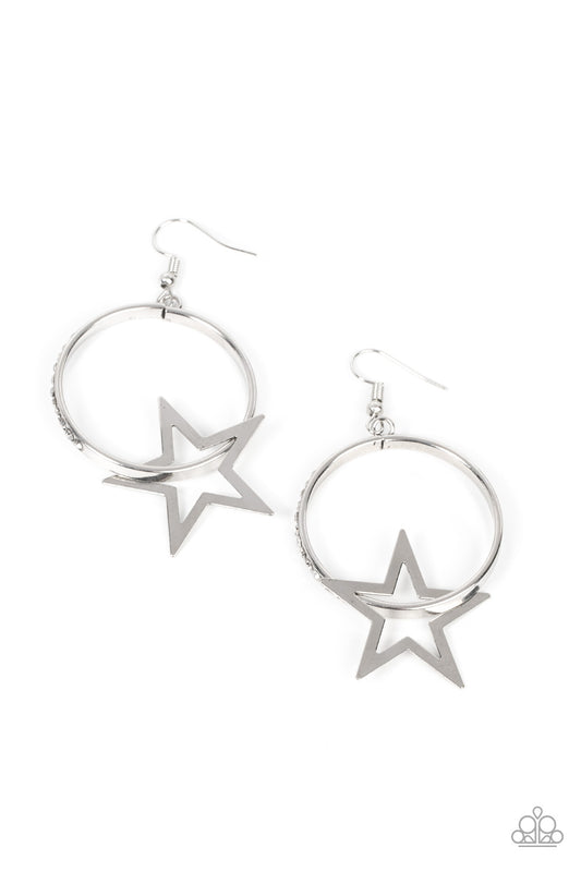 Superstar Showcase White Earrings