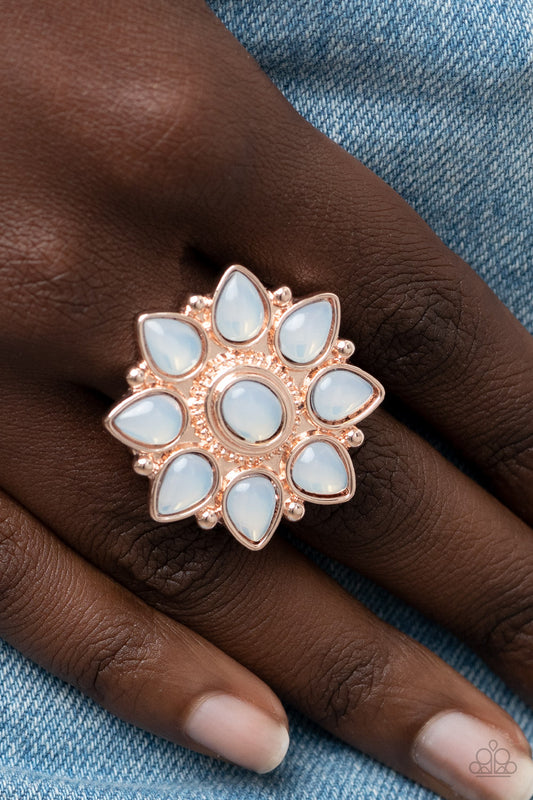 Enchanted Orchard Rose Gold Ring Paparazzi