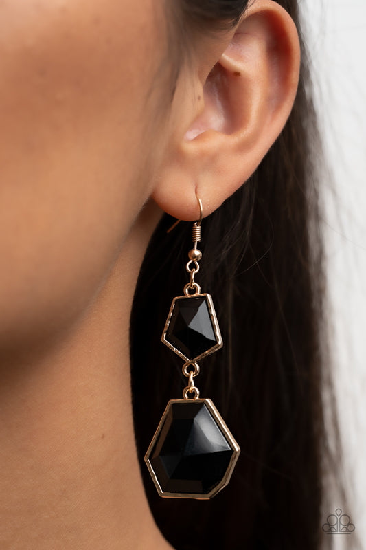 Rio Relic Black Earrings Paparazzi