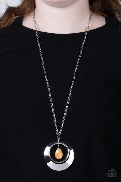 Inner Tranquility Yellow Necklace Paparazzi