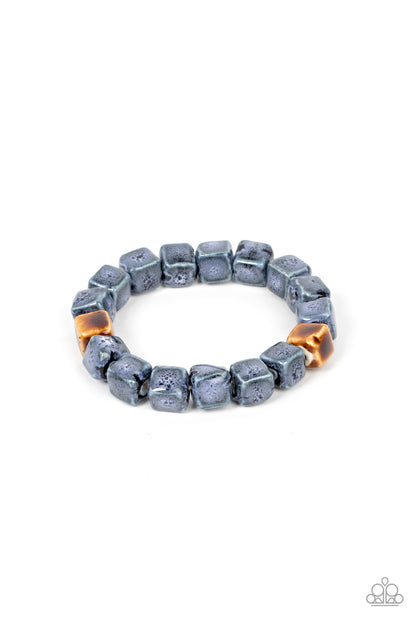 Glaze Craze Blue Bracelet Paparazzi