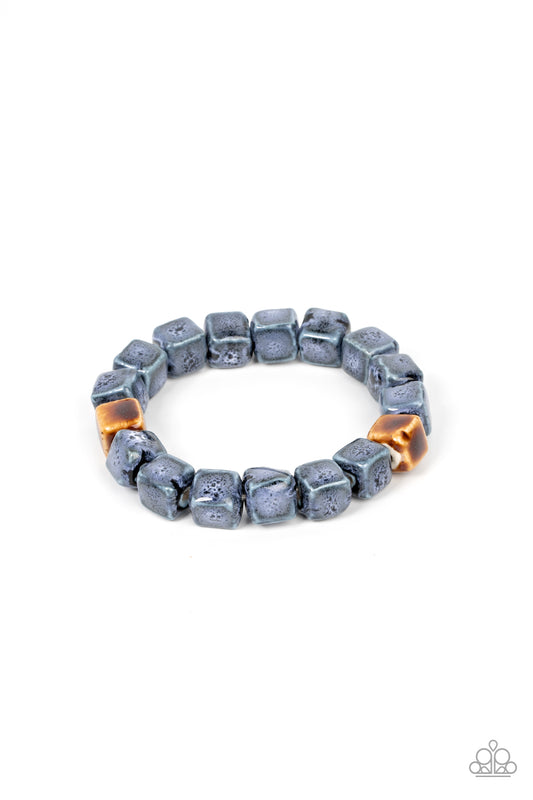Glaze Craze Blue Bracelet Paparazzi