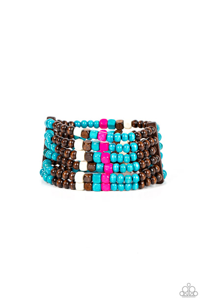 Dive Into Maldives Blue Bracelet Paparazzi