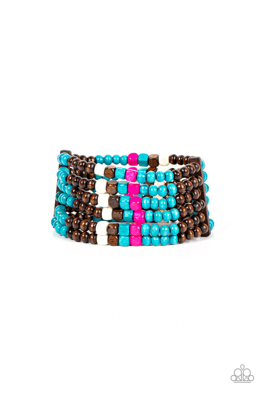 Dive Into Maldives Blue Bracelet Paparazzi