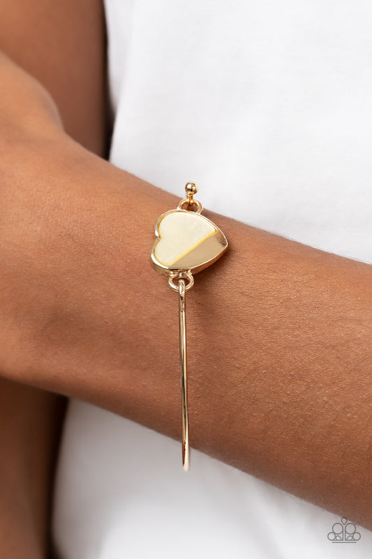Hidden Intentions Gold Bracelet Paparazzi