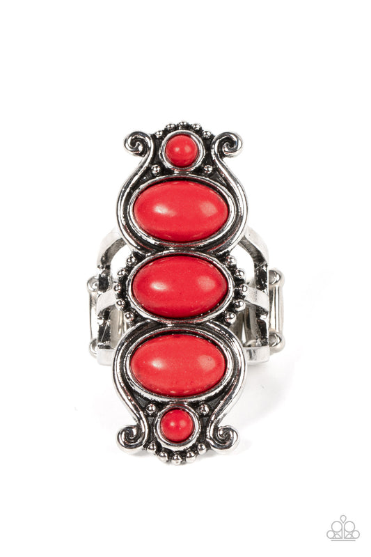 Roswell Relic Red Ring Paparazzi