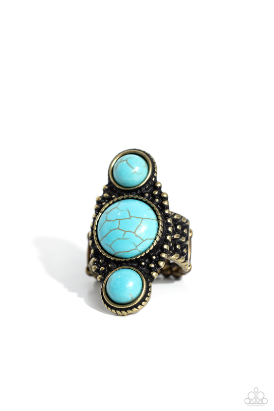 Mountain Mecca Brass Ring
