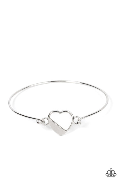 Hidden Intentions White Bracelet Paparazzi