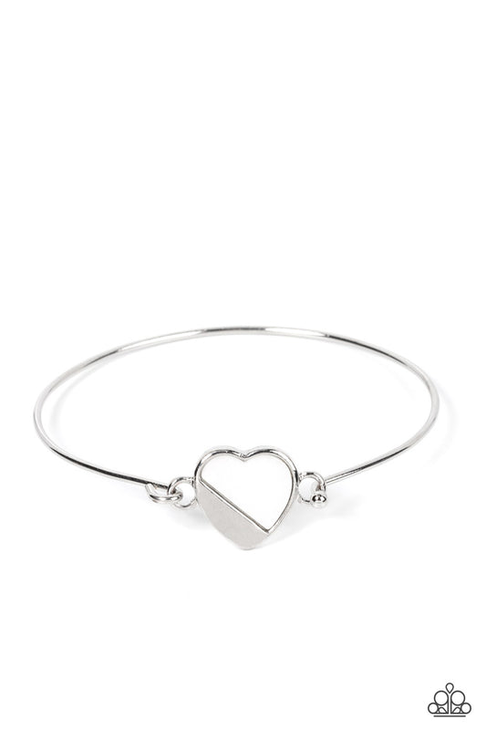 Hidden Intentions White Bracelet Paparazzi