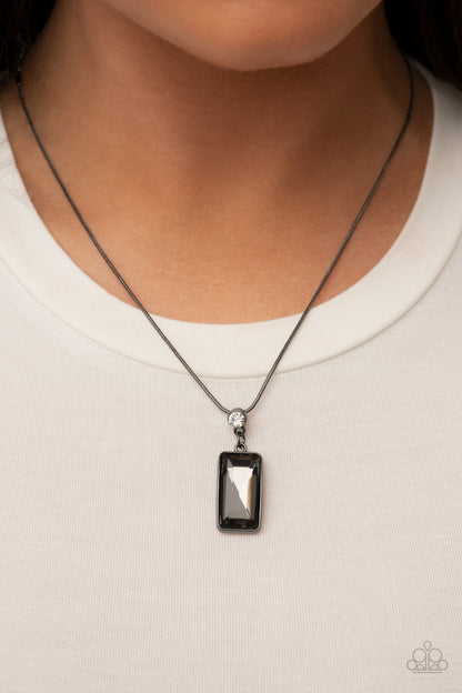 Cosmic Curator Black Necklace Paparazzi
