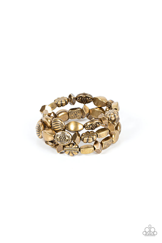 Charmingly Cottagecore Brass Bracelet Paparazzi