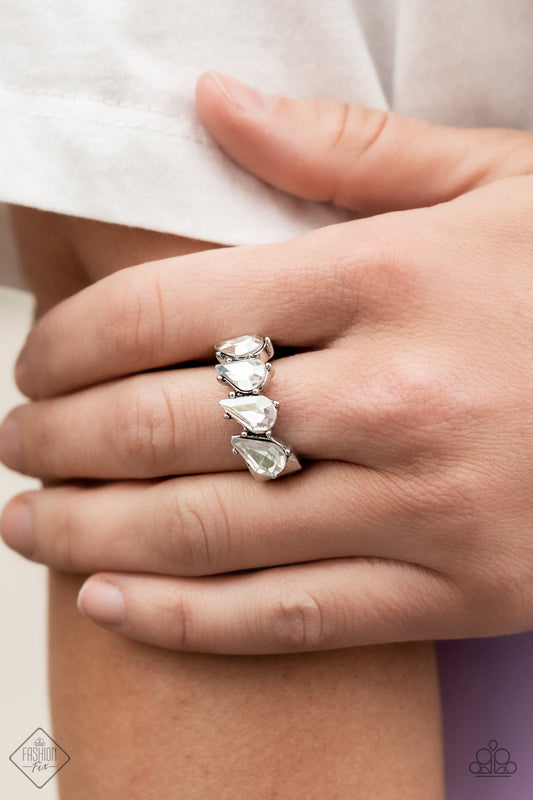 Bling or Bust White Ring Paparazzi