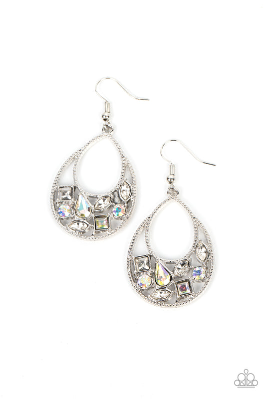 Regal Recreation White Earrings