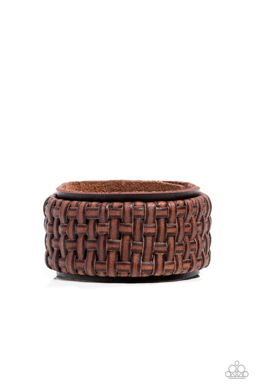 Urban Expansion Brown Bracelet Paparazzi