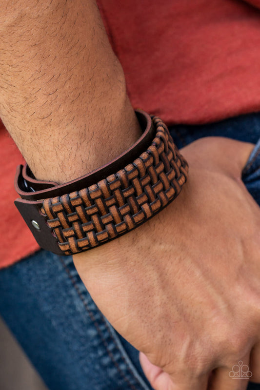 Urban Expansion Brown Bracelet Paparazzi