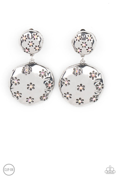 Industrial Fairytale Pink Clip-On Earrings Paparazzi