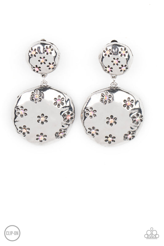 Industrial Fairytale Pink Clip-On Earrings Paparazzi