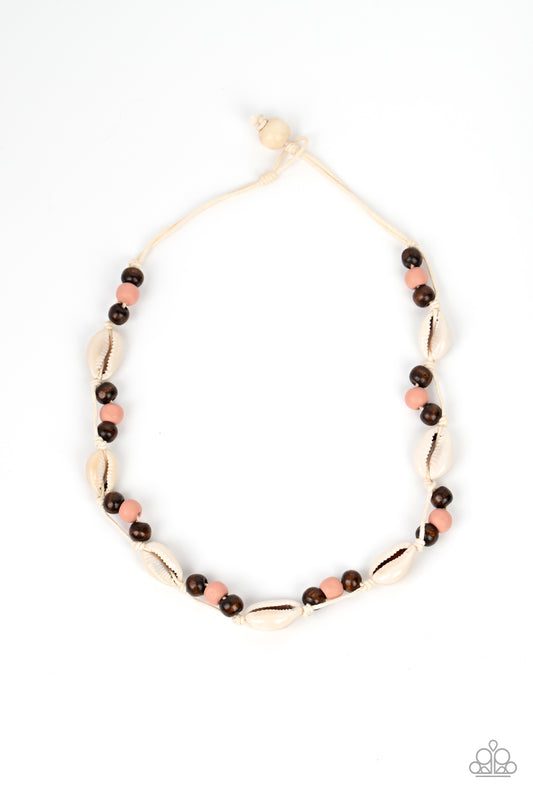 Bermuda Beachcomber Pink Necklace Paparazzi