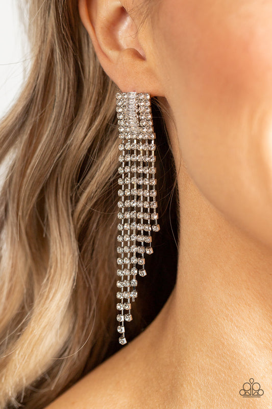 A-Lister Affirmations White Earrings