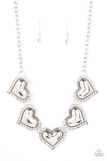 Kindred Hearts White Necklace