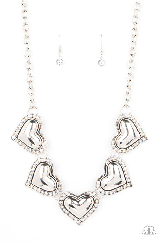 Kindred Hearts White Necklace
