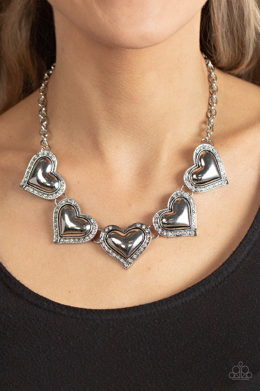 Kindred Hearts White Necklace