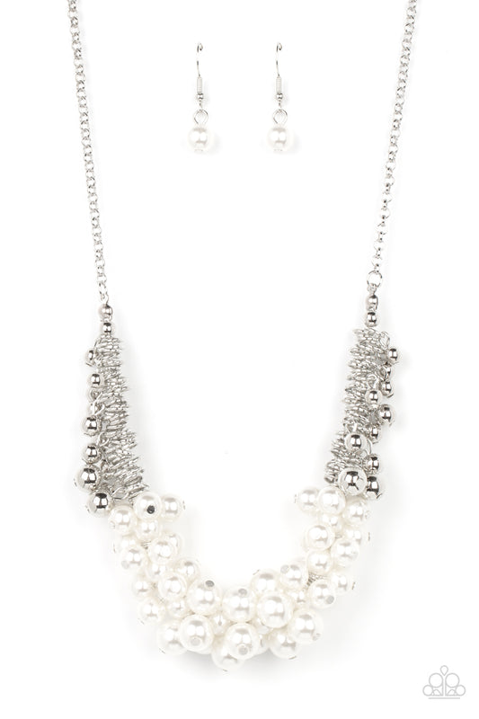 Bonus Points White Necklace