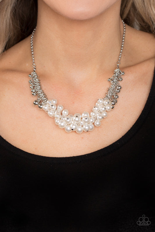 Bonus Points White Necklace