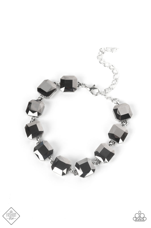 Mind-Blowing Bling Silver Bracelet Paparazzi