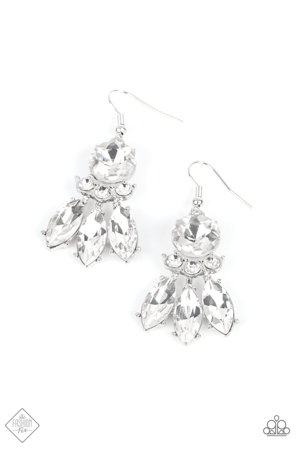 To Have and to SPARKLE White Earrings