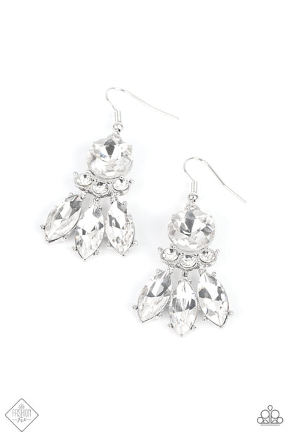 To Have and to SPARKLE White Earrings