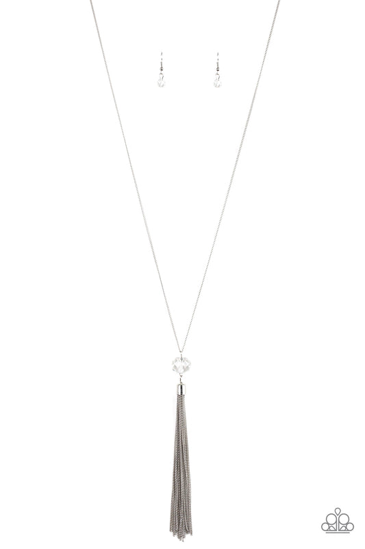Socialite of the Season White Necklace