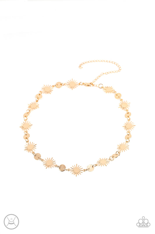 Astro Goddess Gold Necklace Paparazzi