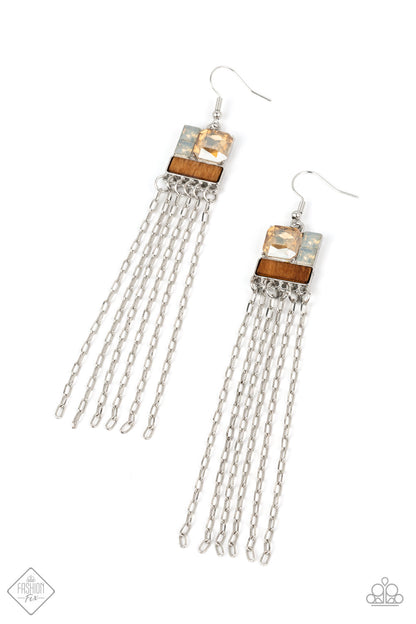 Thrift Shop Shimmer Multi Earrings Paparazzi