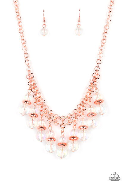 Deep Space Diva Copper
Necklace Paparazzi