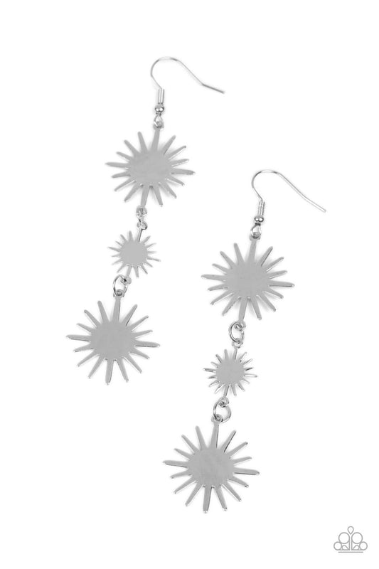 Solar Soul Silver Earrings Paparazzi