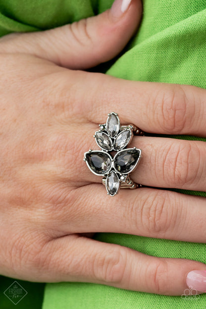 Ice-Cold Couture Silver Ring Paparazzi