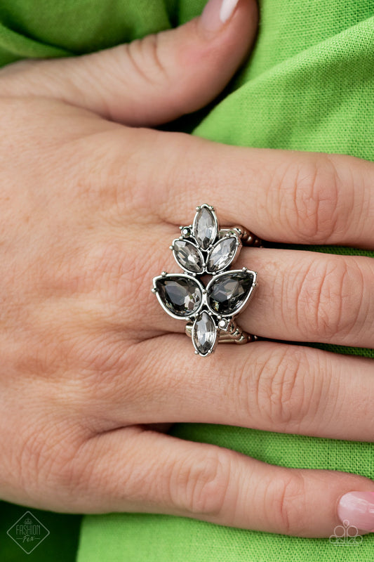 Ice-Cold Couture Silver Ring Paparazzi