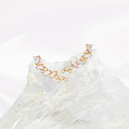Stay Magical Gold Ear Crawler Earrings Paparazzi