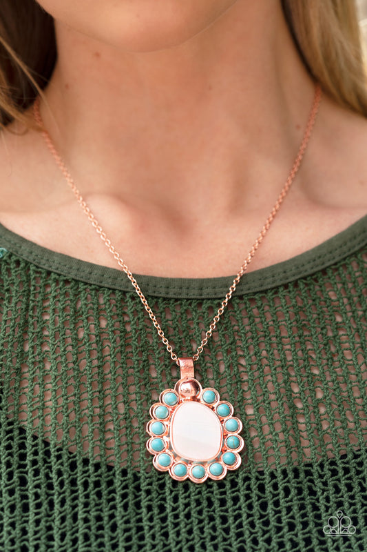 Sahara Sea Copper
Necklace Paparazzi