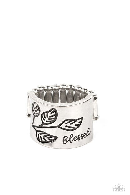 Blessed with Bling Silver Ring