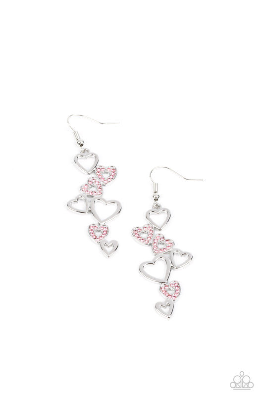 Sweetheart Serenade Pink Earrings