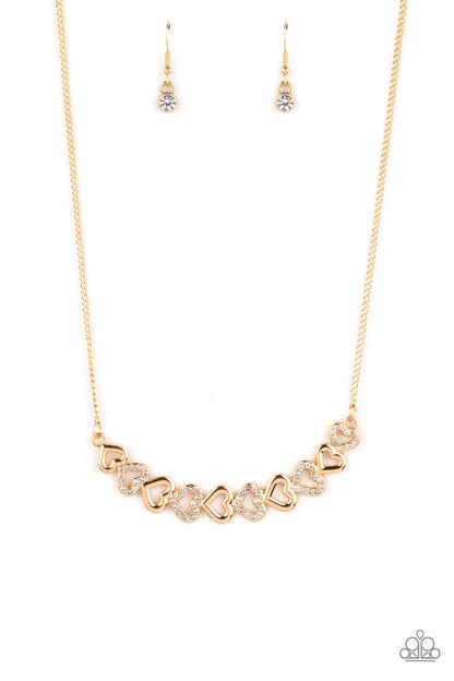 Sparkly Suitor Gold Necklace