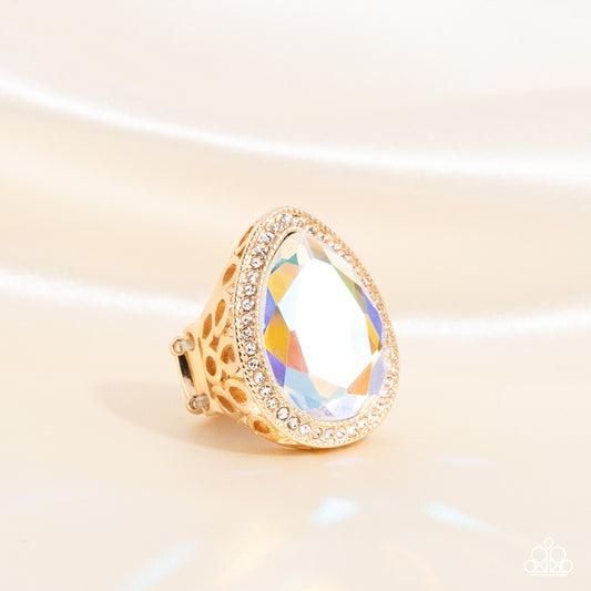 Illuminated Icon Gold Ring