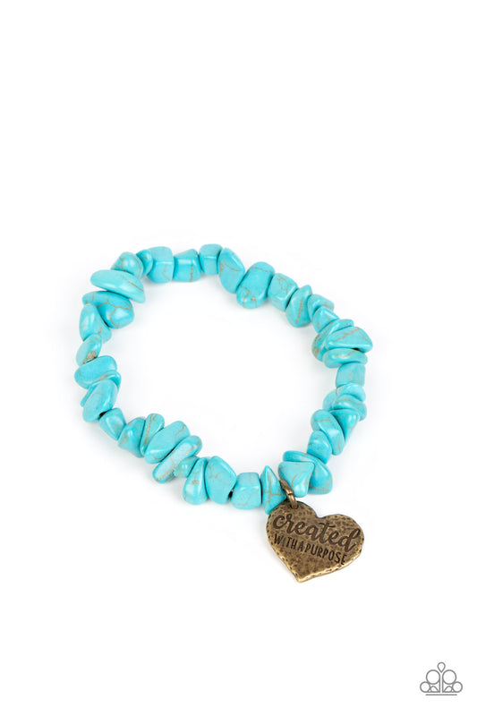 Stony-Hearted Brass Bracelet