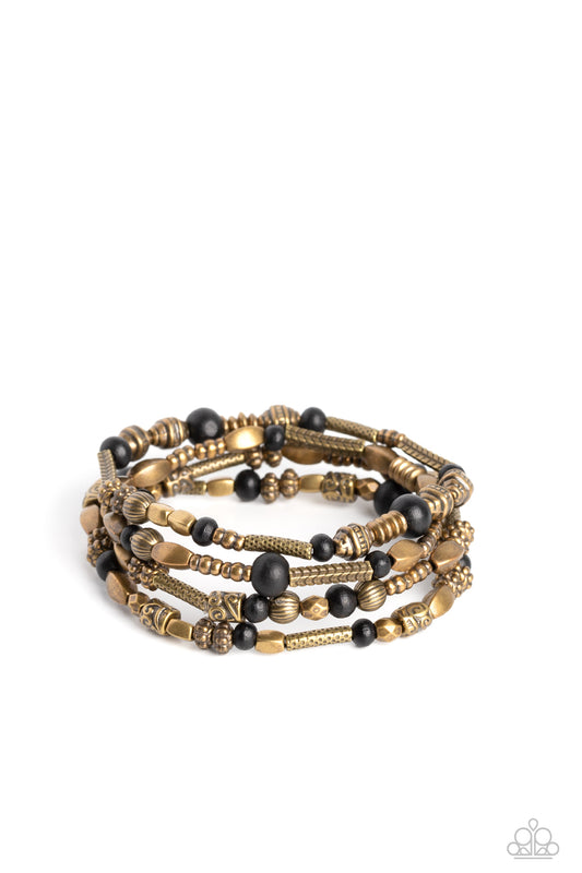 Jungle Jubilee Brass Bracelet