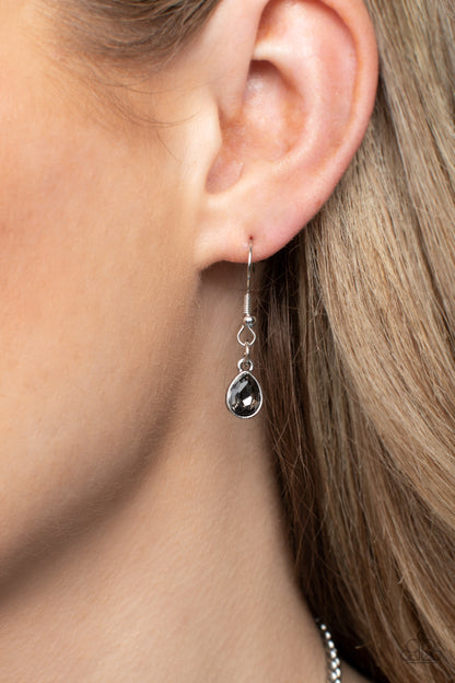 Formally Forged Silver Necklace Paparazzi