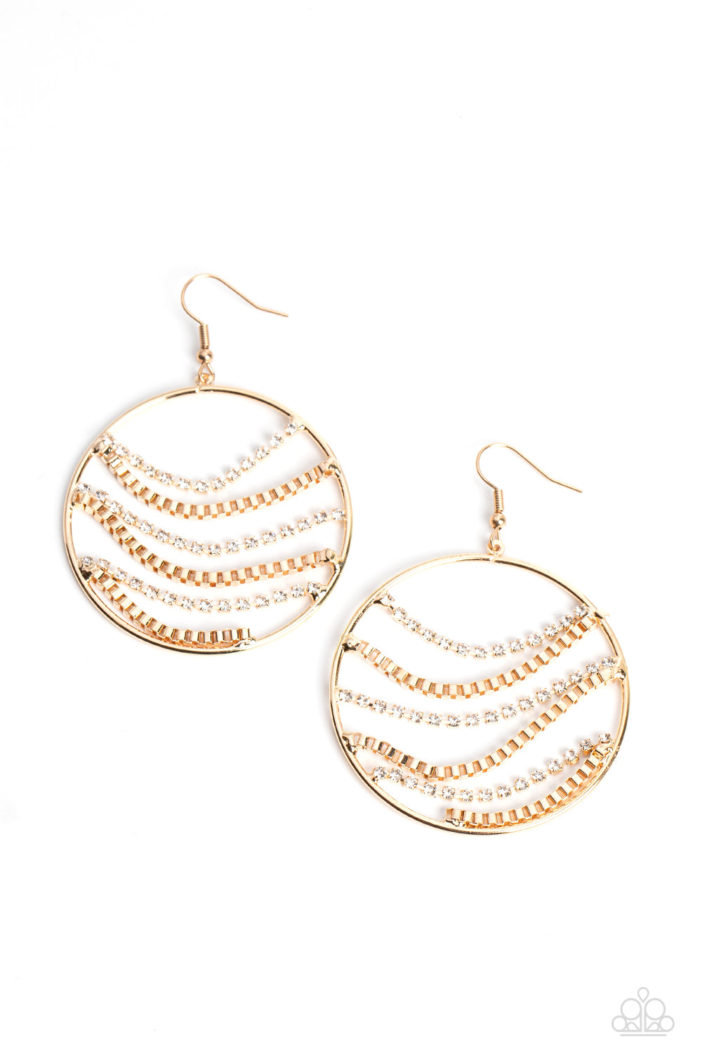 Fighting Fortune Gold Earrings